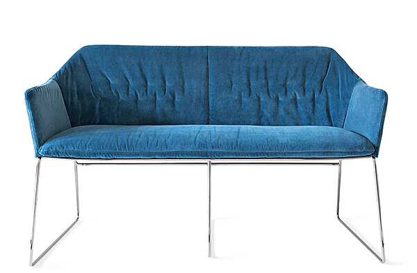 Divano a due posti in tessuto per esterni con copertura removibile Saba New York fabbrica SABA dall'Italia. Foto №1