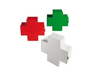 Scatola porta piatti in legno Cappellini Cross PO_9208B fabbrica Cappellini dall'Italia