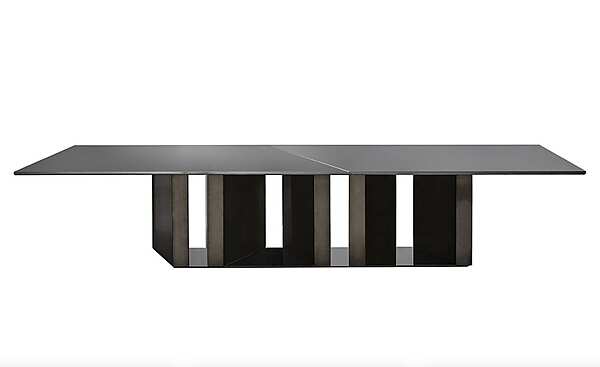 Tavolo rettangolare in legno e vetro Gallotti&Radice Platium System fabbrica Gallotti & Radice dall'Italia. Foto №1