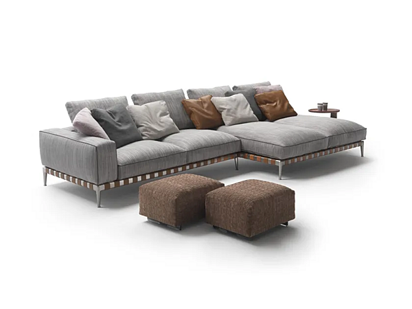 Divano angolare in tessuto Gregory XL FLEXFORM fabbrica FLEXFORM dall'Italia. Foto №12