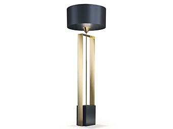 Lampada da terra in metallo LED Tosca Black Tie TOS170