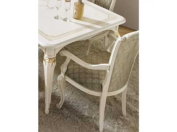Sedia imbottita in legno con braccioli CASA +39 La Fenice 1611 fabbrica CASA +39 dall'Italia. Foto №1