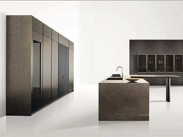 Cucina in legno con maniglie integrate GIORGETTI GK 01 fabbrica GIORGETTI dall'Italia. Foto №2