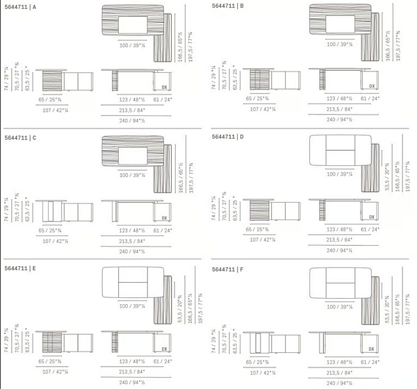 Scrivania esecutiva rettangolare in pelle conciata con ripiani POLTRONA FRAU TRUST 5644711 5644711 fabbrica POLTRONA FRAU dall'Italia. Foto №4
