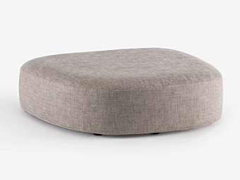 Pouf con rivestimento sfoderabile in tessuto Pierre Flou Pouf con rivestimento sfoderabile in tessuto Pierre Flou fabbrica Flou dall'Italia