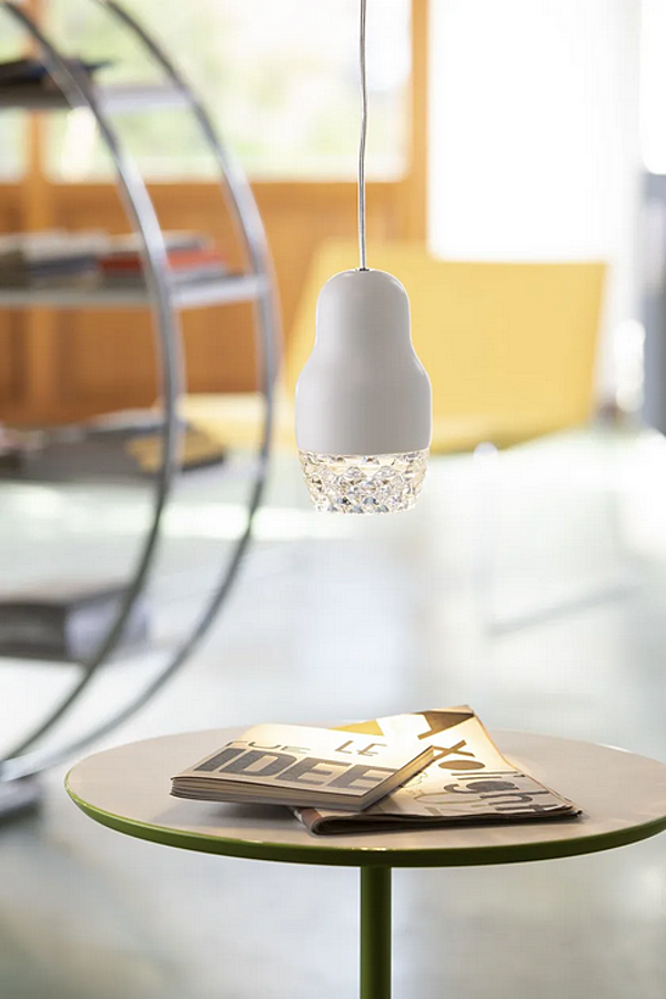 Lampada a sospensione in vetro e alluminio Fedora AXOLIGHT fabbrica Axolight dall'Italia. Foto №7
