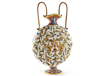 Vaso in ceramica fatto a mano Raffaello L_Antica Deruta RF/1197/50