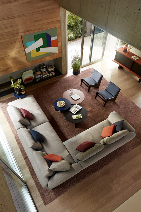 Divano modulare con rivestimento sfoderabile Sengu CASSINA 556 fabbrica CASSINA dall'Italia. Foto №17