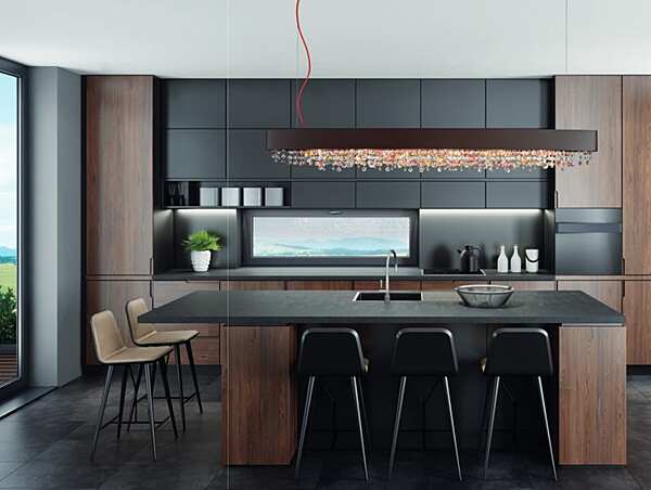 Lampadario MASIERO (EMME PI LIGHT) olà S4 ov 100 fabbrica MASIERO (EMME PI LIGHT) dall'Italia. Foto №1