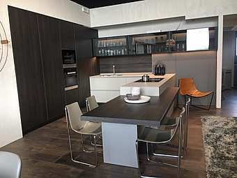Cucina con penisola Modulnova light