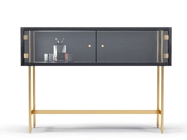 Барный шкаф из дерева и стекла Jeffery FORMITALIA fabbrica FORMITALIA dall'Italia. Foto №2