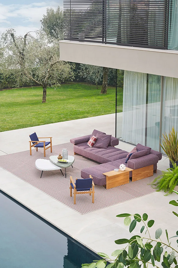 Tavolo da giardino in legno multistrato CASSINA collezione Mexique fabbrica CASSINA dall'Italia. Foto №21
