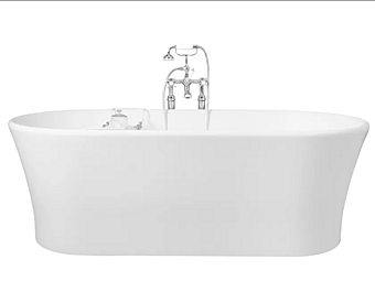 Vasca da bagno freestanding in quarzo Prado Gentry Home fabbrica Gentry Home dall'Italia