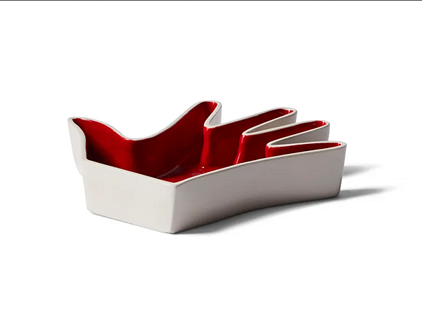 Vassoio in ceramica Impronta Mano CASSINA fabbrica CASSINA dall'Italia. Foto №1