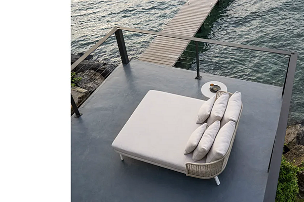 Letto da giardino in tessuto con schienale imbottito VARASCHIN collezione Emma Daybed 23634, 23635 fabbrica VARASCHIN dall'Italia. Foto №4