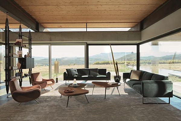 Tavolino da caffè in legno CASSINA 527 Mexique fabbrica CASSINA dall'Italia. Foto №6