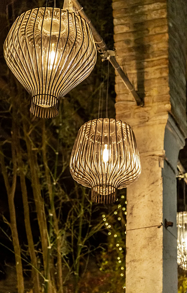 Lampada a sospensione da esterno in metallo Fabbian collezione Saya F47 A09 11 21 fabbrica Fabbian dall'Italia. Foto №3