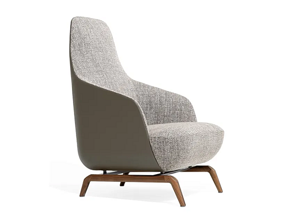 Poltrona bergère in tessuto con braccioli Janet GIORGETTI fabbrica GIORGETTI dall'Italia. Foto №1