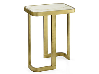 Tavolino basso rettangolare in marmo Jean MARIONI 02732A/M, 02732/C fabbrica MARIONI dall'Italia