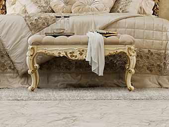 Panca in tessuto imbottito Modenese Luxury Interiors 14534 fabbrica MODENESE GASTONE dall'Italia