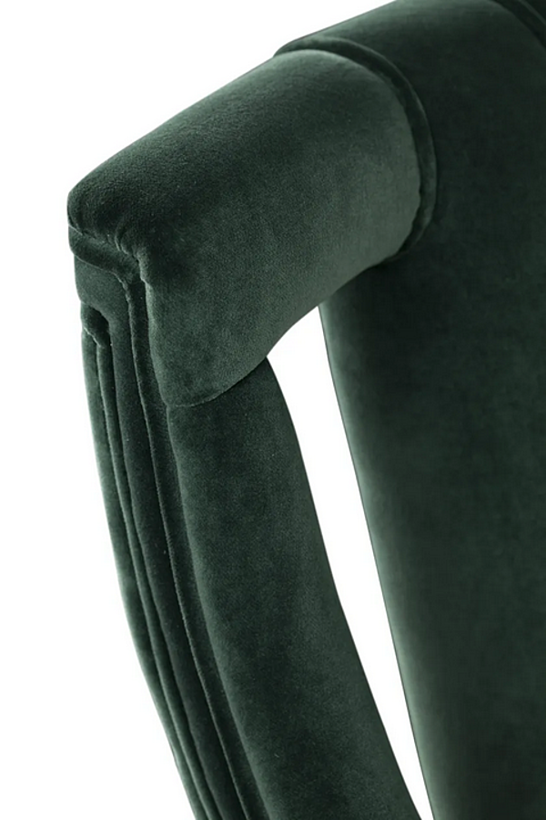 Poltrona in velluto imbottito con braccioli Cayo BRABBU fabbrica BRABBU dall'Italia. Foto №7