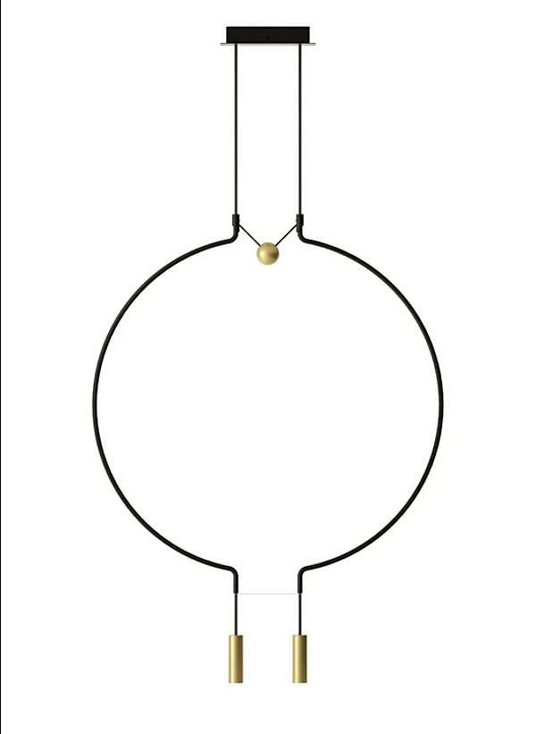 Lampada a sospensione in metallo LED Liaison Spliaix2 AXOLIGHT fabbrica Axolight dall'Italia. Foto №3