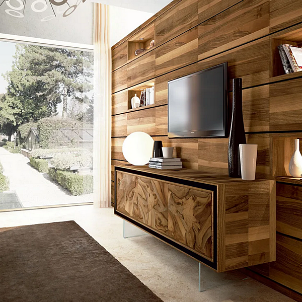 Credenza in legno con ante quadra A 111 DALE fabbrica Dale Italia (by Cantiero) dall'Italia. Foto №4