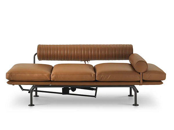 Chaise longue in pelle con schienale imbottito i 4 Mariani Up Down fabbrica i 4 Mariani dall'Italia. Foto №2