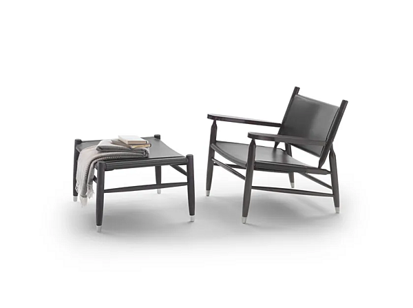 Poltrona con braccioli in pelle conciata Tessa FLEXFORM fabbrica FLEXFORM dall'Italia. Foto №6