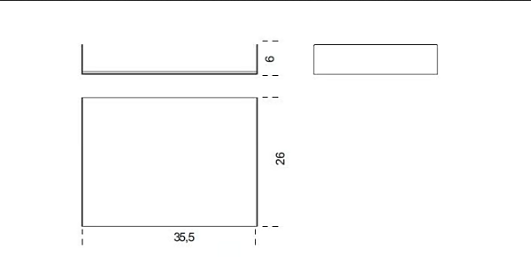 Vassoio rettangolare in cristallo piegato Gallotti&Radice fabbrica Gallotti & Radice dall'Italia. Foto №5