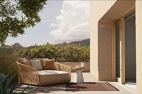 Letto da giardino con schienale imbottito KETTAL GRAND BITTA KS7003600 fabbrica KETTAL dall'Italia. Foto №2