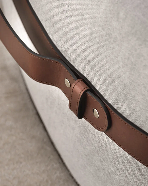 Pouf quadrato in tessuto ARTE BROTTO collezione Principe MP 94 fabbrica Arte Brotto dall'Italia. Foto №2