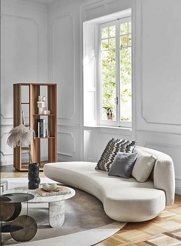 Divano curvo in tessuto Audrey Gallotti&Radice fabbrica Gallotti & Radice dall'Italia. Foto №8