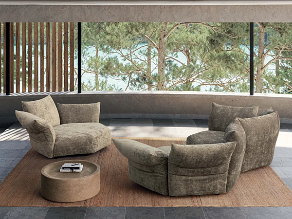 Divano angolare da giardino in tessuto outdoor Edra Standard fabbrica EDRA dall'Italia. Foto №2