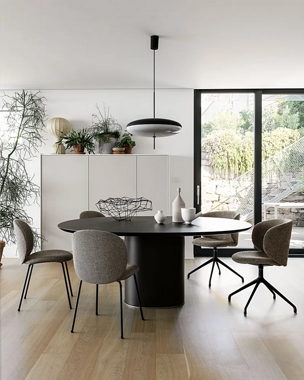 Tavolo da pranzo ovale in metallo Holo Pillar Kristalia fabbrica Kristalia dall'Italia. Foto №12