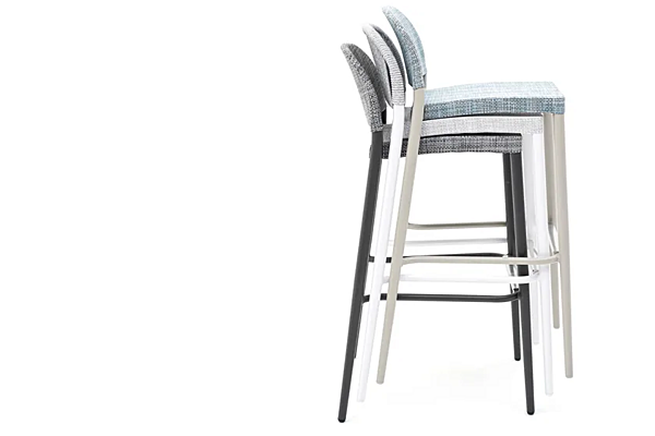 Panchetta da giardino in alluminio verniciato a polvere VARASCHIN Clever 229S5, 229S0 fabbrica VARASCHIN dall'Italia. Foto №10
