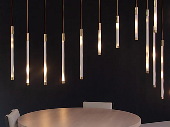 Lampada a sospensione in vetro LED Flux personalizzabile Haberdashery fabbrica HABERDASHERY dall'Italia