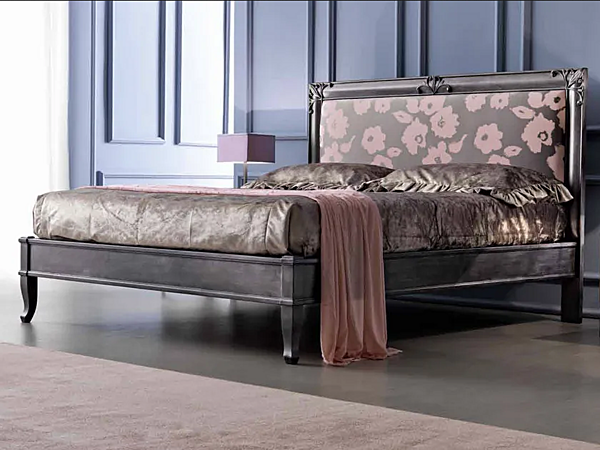Letto matrimoniale con testata imbottita Clara CORTEZARI fabbrica CORTE ZARI dall'Italia. Foto №3