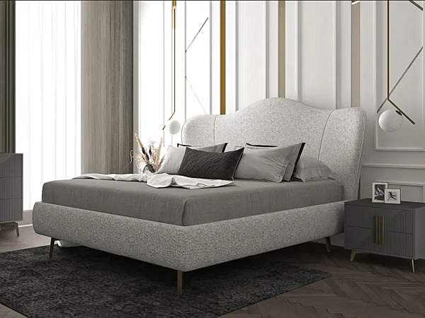 Letto matrimoniale con testata imbottita CASA +39 FLY MORFEO C22001-M, C22002-M fabbrica CASA +39 dall'Italia. Foto №1