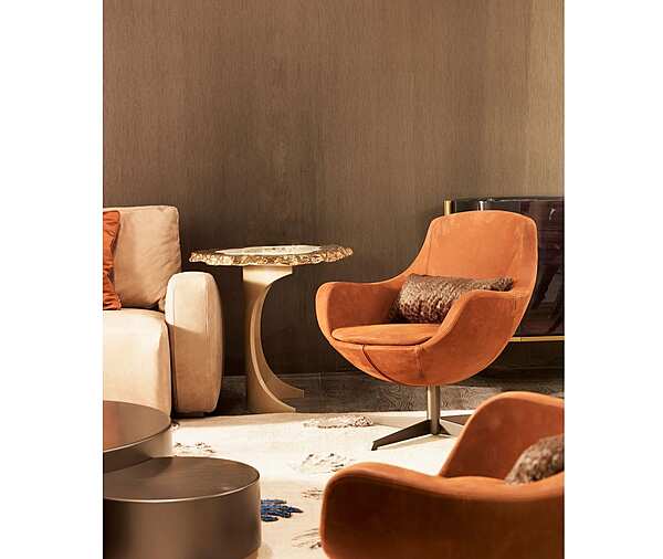 Poltrona in tessuto con base a 4 razze Bizzotto Italia collezione Symphony fabbrica Bizzotto Italia dall'Italia. Foto №3