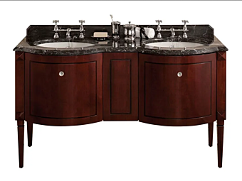 Unità lavabo doppia in mogano Chester Gentry Home fabbrica Gentry Home dall'Italia