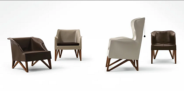 Poltrona in pelle Mobius GIORGETTI fabbrica GIORGETTI dall'Italia. Foto №2