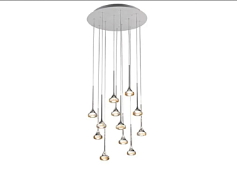 Lampada a sospensione in cristallo LED Fairy AXOLIGHT