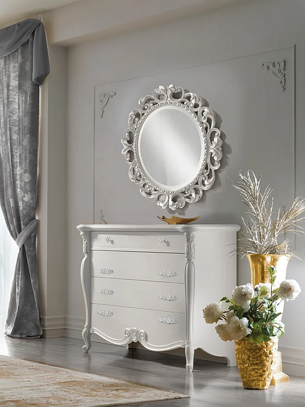 Specchio rotondo con cornice da parete CASA +39 PUCCINI 7511 fabbrica CASA +39 dall'Italia. Foto №2