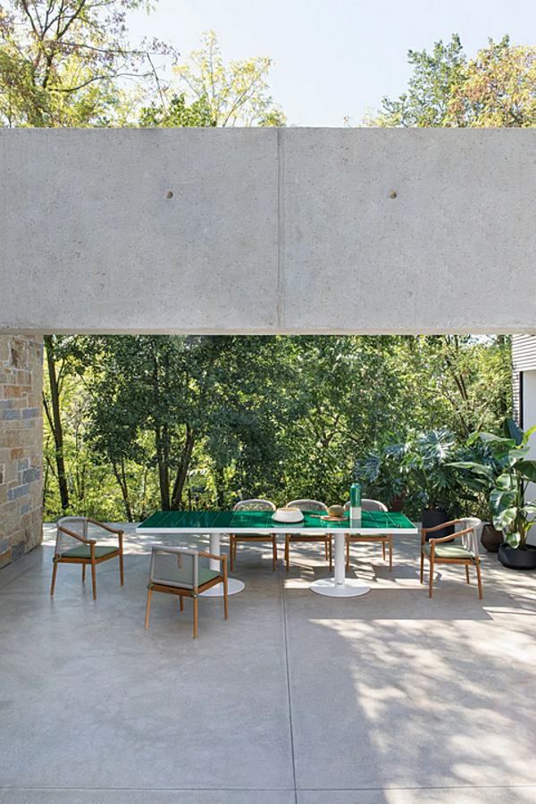 Sedia da giardino in teak con braccioli Atmosphera Lodge LG.SB fabbrica ATMOSPHERA dall'Italia. Foto №2