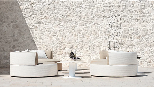 Poltrona da giardino in tessuto con braccioli Belt VARASCHIN 221P3, 221P5/221P5A fabbrica VARASCHIN dall'Italia. Foto №5