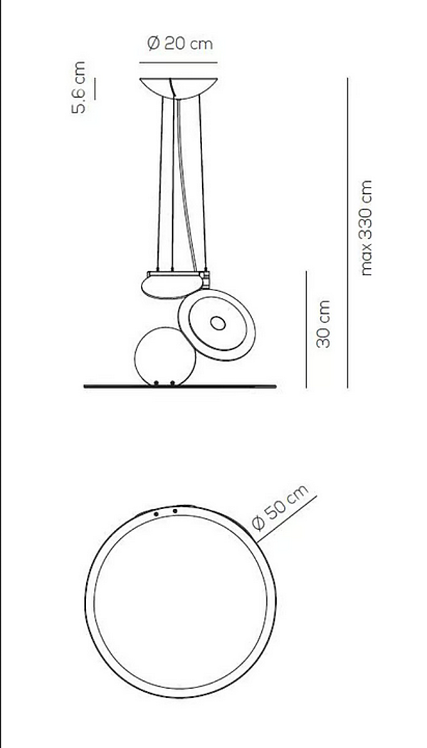 Lampada a sospensione in alluminio LED girevole AXOLIGHT CUT SP CUT XXX fabbrica Axolight dall'Italia. Foto №5