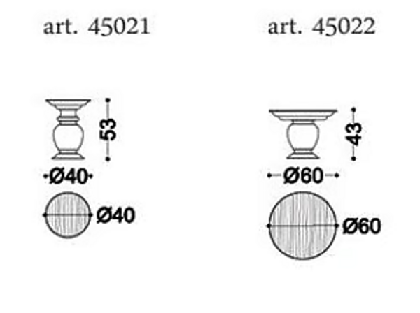 Tavolino da caffè rotondo in legno Pelleas OPERA CONTEMPORARY fabbrica OPERA CONTEMPORARY dall'Italia. Foto №8