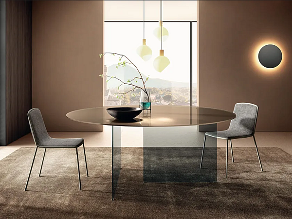 Tavolo rotondo in vetro Air Slim LAGO 2260g 2260G fabbrica LAGO dall'Italia. Foto №1