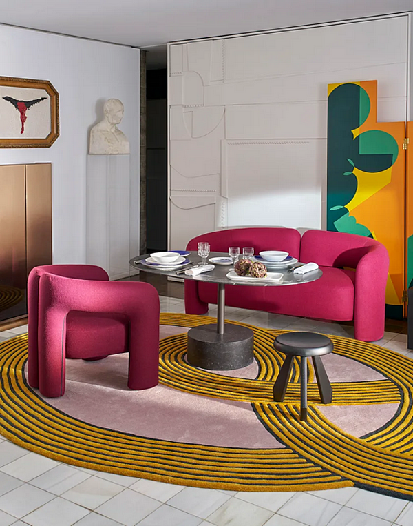Tappeto in lana Rigadino CASSINA fabbrica CASSINA dall'Italia. Foto №2